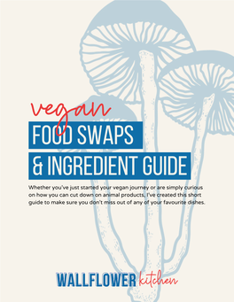 Vegan Food Swaps