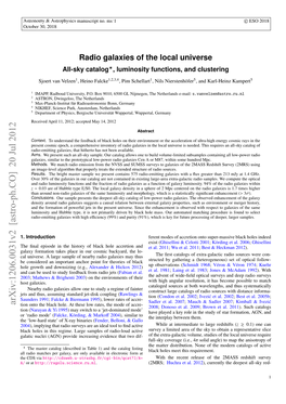 Arxiv:1206.0031V2 [Astro-Ph.CO] 20 Jul 2012 Tion Onto the Black Hole