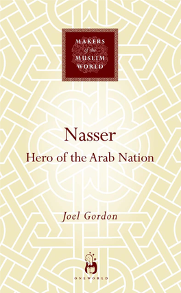 Nasser : Hero of the Arab Nation