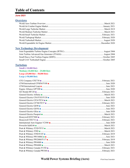 Table of Contents