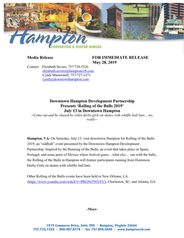 Downtown Hampton Development Partnership Presents