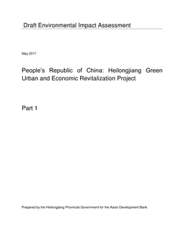 Draft Environmental Impact Assessment People's Republic Of