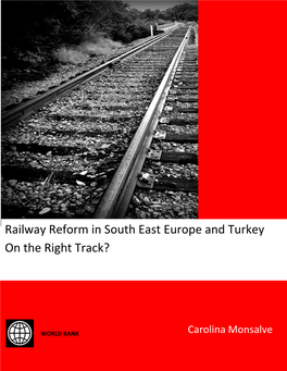 Dd Railway Reform in South East Europe and Turkey on the Right