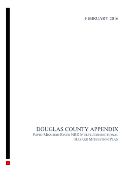 Douglas County Appendix Papio-Missouri River Nrd Multi-Jurisdictional Hazard Mitigation Plan