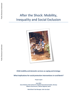 Mobility, Inequality and Social Exclusion | 3