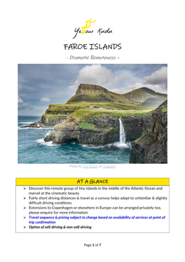 FAROE ISLANDS - Dramatic Remoteness –