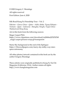 June 4, 2020 Silk Road Kung Fu Friendship Tour