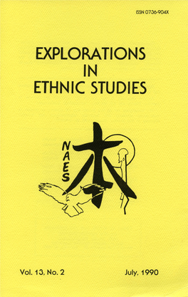 Explorations in Ethnic Studies
