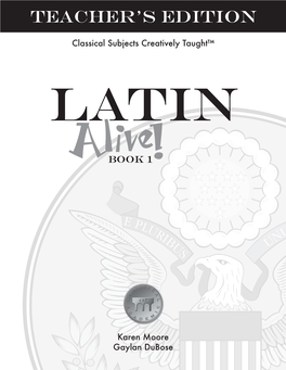 LATIN Alive!Book 1