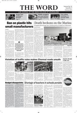 Ban on Plastic Hits Small Manufacturers