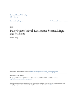 Harry Potter's World: Renaissance Science, Magic, and Medicine Booth Library