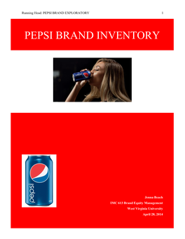 Pepsi Brand Inventory