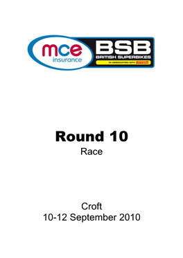 Round 10 Race