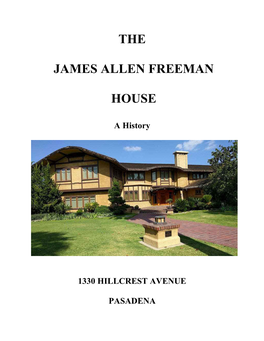 The James Allen Freeman House