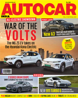 New A3 Rival A-Class and 2 Series Volts Sales the MG ZS EV Takes on Analysis the Industry Reels from a the Hyundai Kona Electric Tough Year