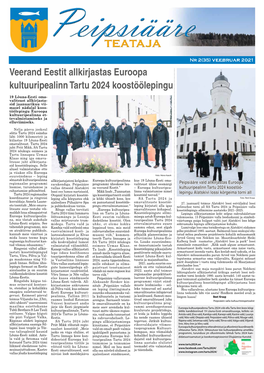 Veerand Eestit Allkirjastas Euroopa Kultuuripealinn Tartu 2024 Koostöölepingu
