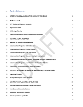 Table of Contents