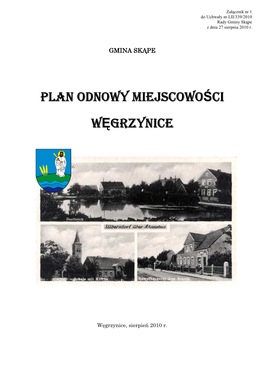 Plan Odnowy Miejscowości Węgrzynice