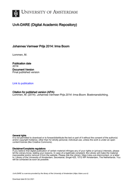 2014 BM Vermeerprijs2014 Irmaboom LR
