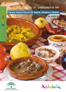 Guía De Gastronomía Del Parque Natural Sierras De Tejeda, Almijara