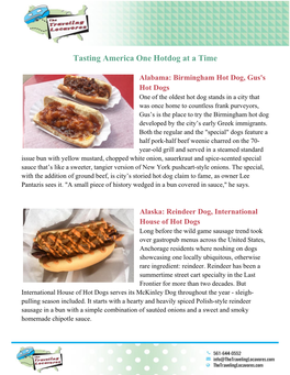 Tasting America One Hotdog at a Time