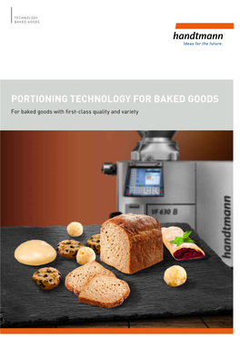 Portioning Technology for Baked Goods