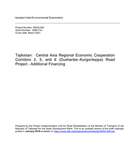 49042-005: Central Asia Regional Economic Cooperation Corridors 2