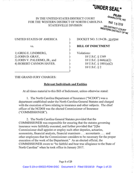 Download Lindberg Et Al Indictment