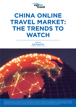 China Online Travel Market: the Trends to Watch