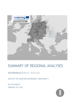 Regional Analyses