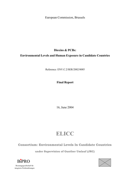 Dioxins & Pcbs