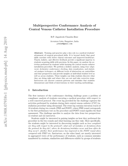 Multiperspective Conformance Analysis of Central Venous Catheter Installation Procedure