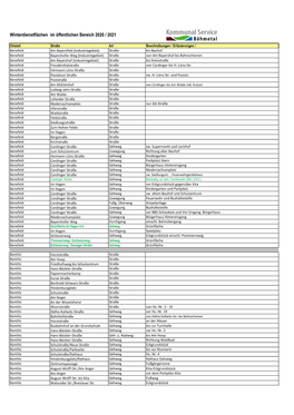 Winterdienstflächen Öffentlicher Bereich 2020 2021 Internet