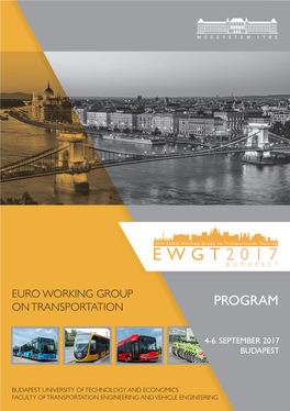 Ewgt 2017) and Vehicle Engineering 1 Welcome Table of Content