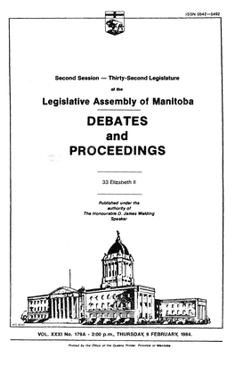 DEBATES and PROCEEDINGS