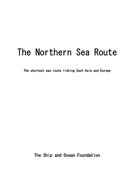 The Northern Sea Route