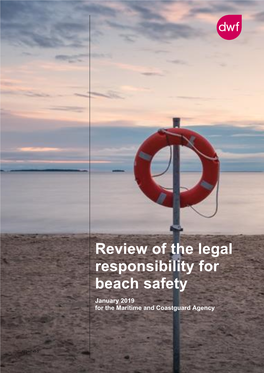 Review of the Legal Responsibility for Beach Safety