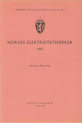 Norges Elektrisitetsverker, 1955