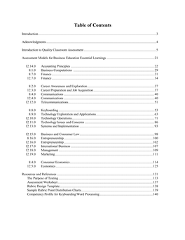 Assessment Chapter, May Be Adapted to This Activity