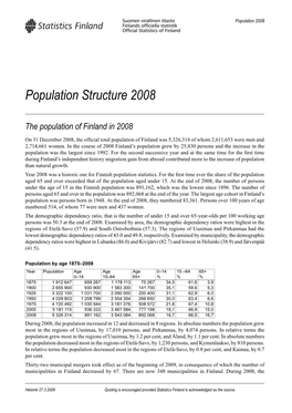 Population Structure 2008