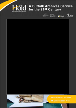 Conservation Plan for the Archive Collections of the Suffolk Record Office