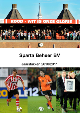 Deponeringsstukken Jaarrekening Sparta Beheer BV 2010-2011