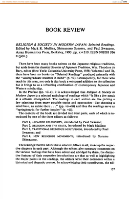 Mizuko Kuyo and Abortion in Contemporary Japan”; Fluer Wdss’S “Pofcfazri-Temples and Ag­ Ing”; and Paula K