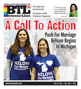 Push for Marriage Reform Begins in Michigan