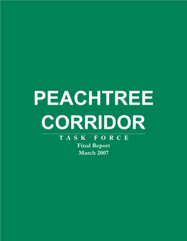 Peachtree Corridor Task Force Final Report