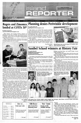 Planning Denies Periwinkle Development Sanibel School
