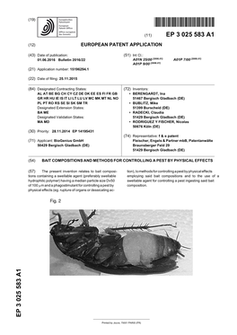 Bait Compositions and Methods for Controlling a Pest by Physical Effects