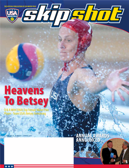 Heavens to Betsey Q & a with FINA’S Top Female Water Polo Player - Team USA’S Betsey Armstrong