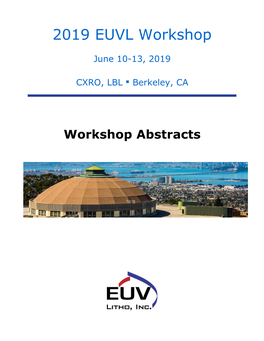 2019 EUVL Workshop