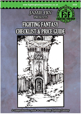Fighting Fantasy Checklist and Price Guide